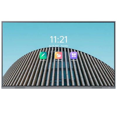 La pantalla plana interactiva de 75 pulgadas H10 modificó al tablero de Digitaces para requisitos particulares para la sala de clase