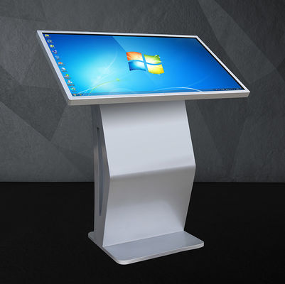 Exhibición horizontal del sistema LCD de Windows de la máquina de la pregunta de la pantalla táctil del quiosco de la biblioteca