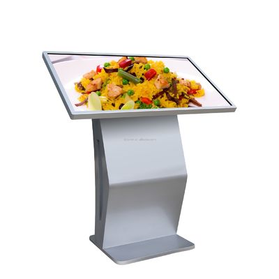 65&quot; máquina electrónica horizontal de la pregunta de la pantalla LCD del tacto de la red del Wi-Fi de la señalización HD