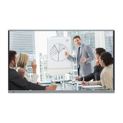H6C puntos elegantes del tablero UHD de 75 pulgadas los 20 la fábrica interactiva del OEM del panel de la pantalla táctil