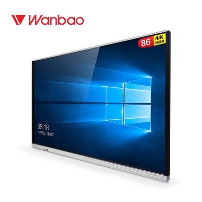 Educación electrónica Whiteboard interactivo enseñanza elegante de 86 multimedias de la pulgada