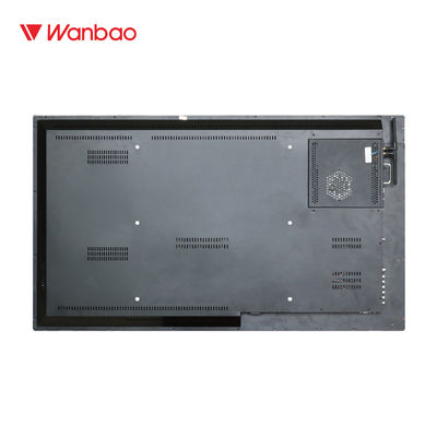 Pantalla táctil interactiva del panel de exhibición del monitor LCD 55 pulgadas de horizontal