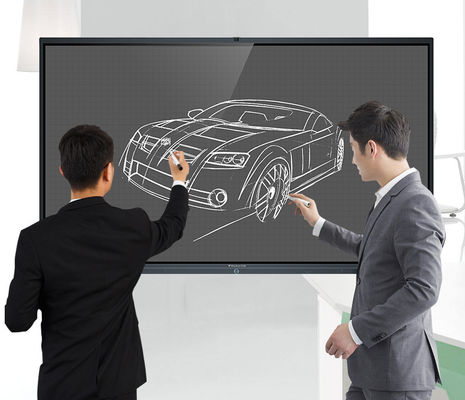 El panel de exhibición interactivo de la pantalla táctil de 98 pulgadas Smart TV para la educación