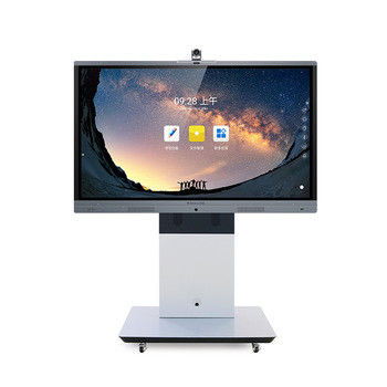 Pantalla plana Whiteboard interactivo elegante 65 pulgadas capítulo de la aleación del negro de la plata de 75 pulgadas
