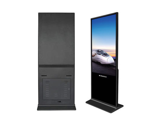 Piso interactivo del tacto LED que coloca al jugador de la publicidad del LCD 65&quot; pantalla grande
