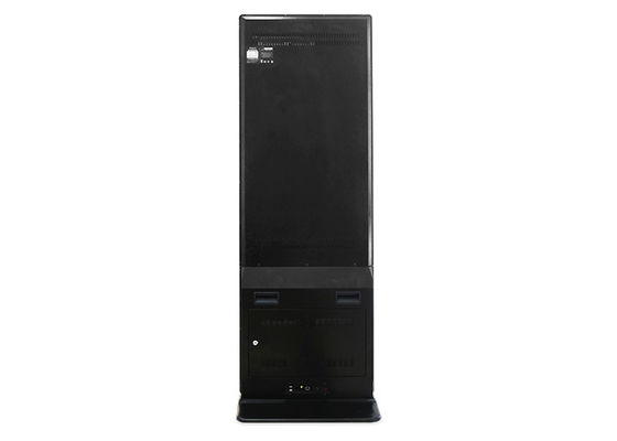 43-65inch Wifi ultra delgado con el soporte al aire libre giratorio de cristal moderado de Digitaces TV del anuncio piso de 65 pulgadas que coloca el tacto Kios del Lcd