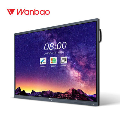 LCD infrarrojo Smart Whiteboard interactivo 4K 75 pulgadas