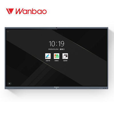 El panel de exhibición interactivo de la pantalla táctil de 98 pulgadas Smart TV para la educación