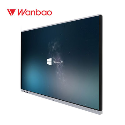 Pantalla táctil montada en la pared Whiteboard 65&quot; escritura exacta del indicador digital 4K