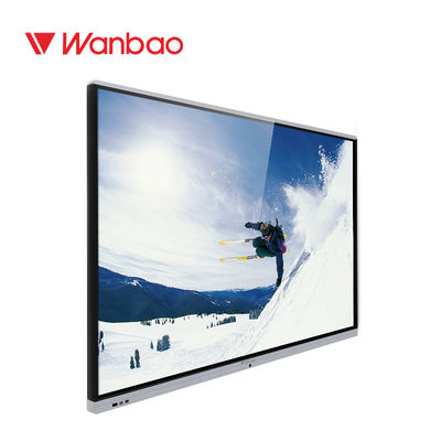 pantalla táctil 4K Whiteboard interactivo montado en la pared para la sala de clase