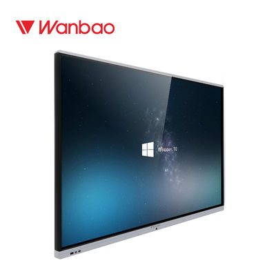 Pantalla táctil montada en la pared Whiteboard 65&quot; escritura exacta del indicador digital 4K