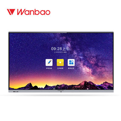 Pantalla plana interactiva inteligente LCD de la instalación fácil 20 puntos de la pantalla táctil
