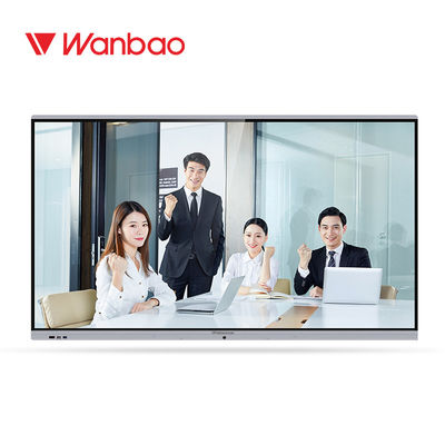 pantalla táctil interactiva elegante integrante del panel 4k 65&quot; de gran tamaño 75&quot; 86&quot;