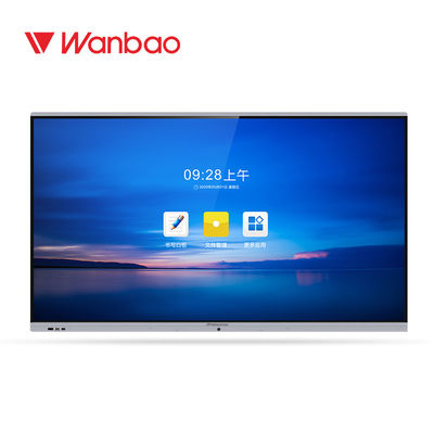 Dirección de la escuela Whiteboard interactivo elegante 75&quot; tacto Digital TV del LED 4K IR