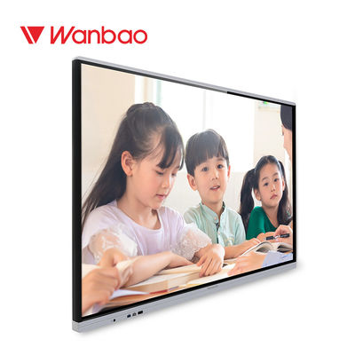 Todos en un LCD Whiteboard interactivo 86 tacto de enseñanza de la exhibición del uso 4K de la pulgada