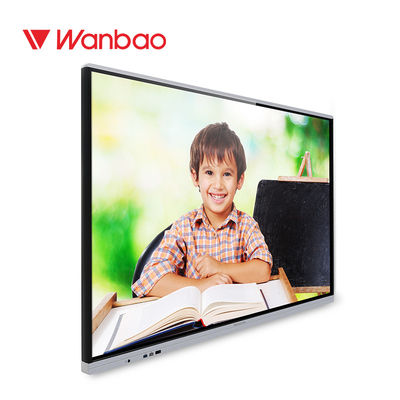 65&quot; pantalla LED interactiva de la publicidad del tacto de Whiteboard de la educación interior grande