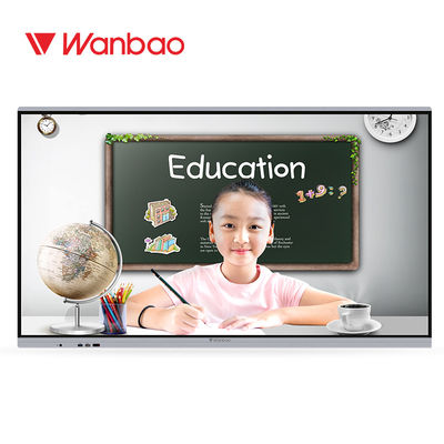 86 sistema dual de la sala de clase interactiva elegante de la pantalla plana 4K Digitaces de la pulgada