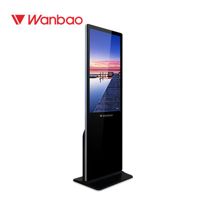 Piso solo del soporte que coloca al jugador de la publicidad del LCD centro comercial de 43&quot; 55&quot; 65 pulgadas