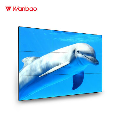 46 pared estrecha estupenda del bisel 6.3m m 3x3 LCD TV de la pantalla del LCD de la pulgada que empalma
