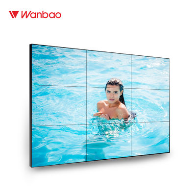 Publicidad de la pantalla de visualización partida de Dooh del usuario de la pantalla de Digitaces que empalma LCD