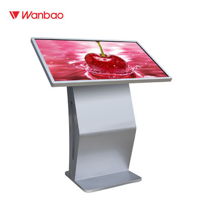 Quiosco interactivo horizontal de la pantalla táctil 65 pulgadas para la publicidad del aeropuerto