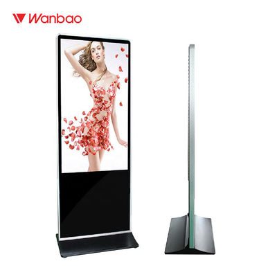 65&quot; piso que coloca la señalización interior del LCD Digital de la pantalla táctil del jugador de la publicidad del LCD