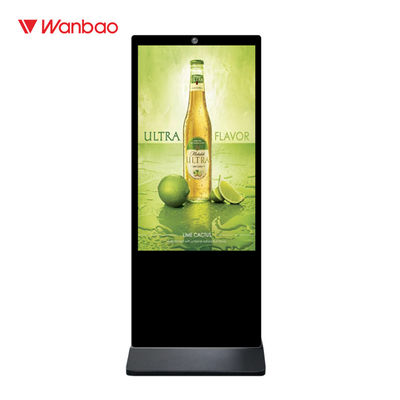 43&quot; 50&quot; 55&quot; 65&quot; quiosco derecho de la pantalla táctil del piso comercial para el centro comercial