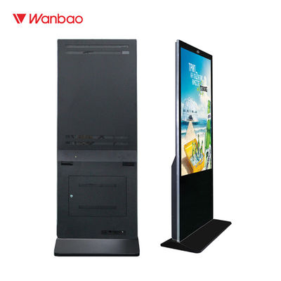 Pantalla de visualización interior llevada de la publicidad del Lcd de la señalización de Digitaces del soporte del piso del tótem
