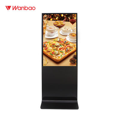 65&quot; piso que coloca la señalización interior del LCD Digital de la pantalla táctil del jugador de la publicidad del LCD