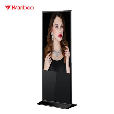 65&quot; piso que coloca la señalización interior del LCD Digital de la pantalla táctil del jugador de la publicidad del LCD