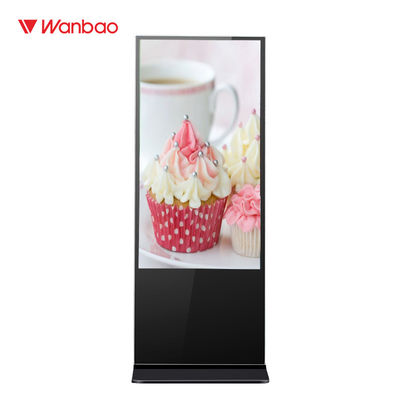Quiosco interactivo Vision ancho del servicio del uno mismo de la pantalla plana del Lcd Infared de 55 pulgadas