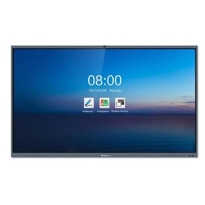 Cristal plano interactivo elegante del Lcd Digital de la pantalla táctil de Whiteboard
