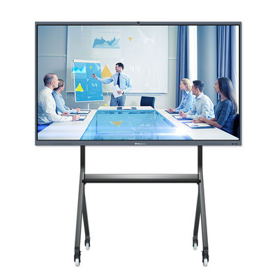 4K sistema dual de la exhibición interactiva elegante de la sala de clase de 86 Digitaces de la pulgada