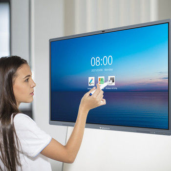 Pantalla táctil de 55 pulgadas Whiteboard electrónico interactivo todo en uno