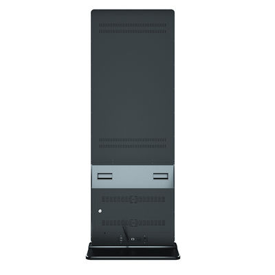 Pantallas táctiles de Android del soporte del piso de 55 pulgadas que hacen publicidad de la señalización ultra fina del Lcd Digital de los jugadores