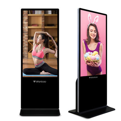 La pantalla táctil Android moderó la exhibición publicitaria de cristal 55&quot; del quiosco