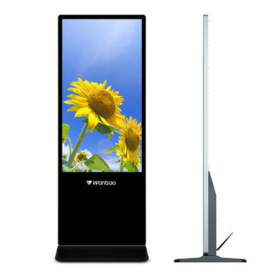 55 pantalla táctil del tótem de la señalización de la pulgada 4k Android Digitaces
