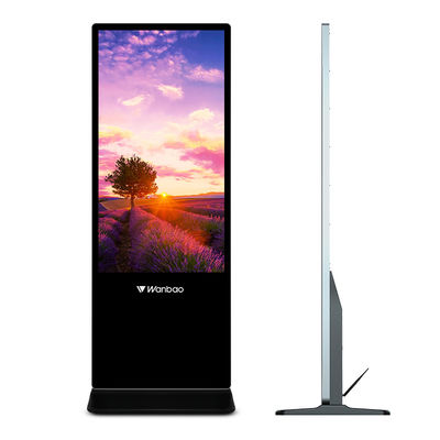 55 pantalla táctil del tótem de la señalización de la pulgada 4k Android Digitaces