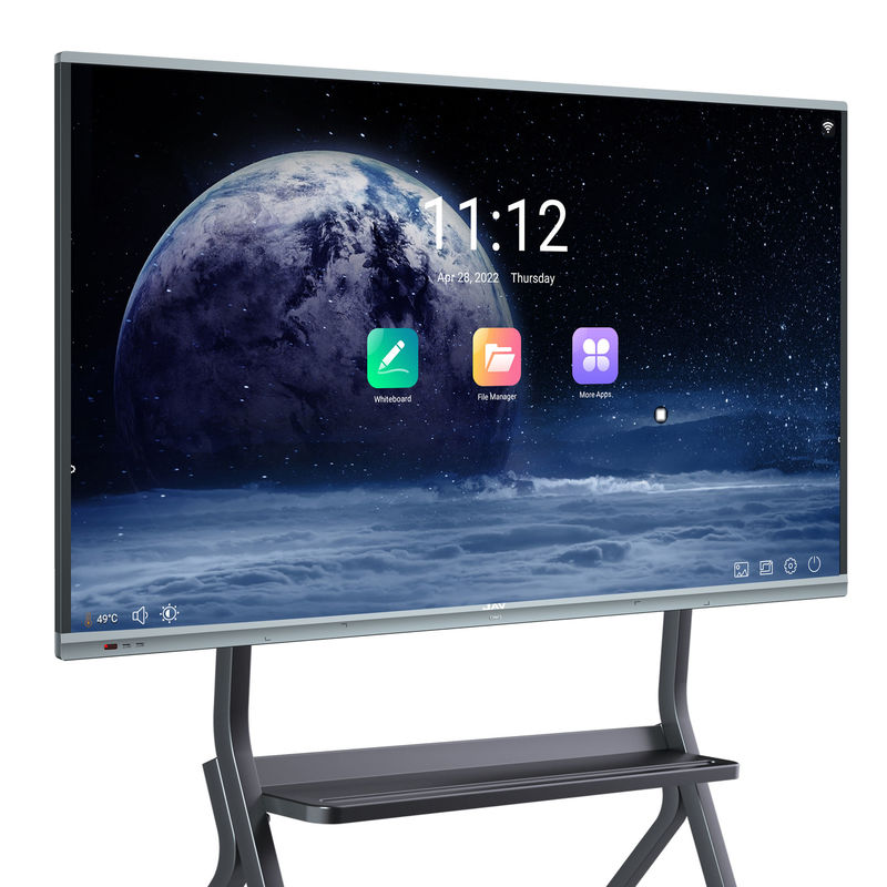H6C fábrica interactiva del OEM del tablero panel AG de 86 pulgadas de la pantalla táctil del uso elegante de la escuela