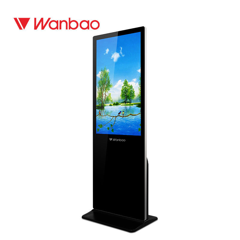 Digitaces interiores derechas libres que hacen publicidad de la exhibición con la pantalla LCD táctil para la alameda