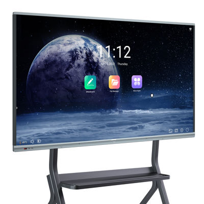 H6C fábrica interactiva del OEM del tablero panel AG de 86 pulgadas de la pantalla táctil del uso elegante de la escuela