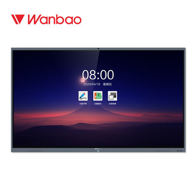 Equipo educativo electrónico del tablero elegante interactivo de Digitaces para la pulgada de /65/75/86/100 de las escuelas 55