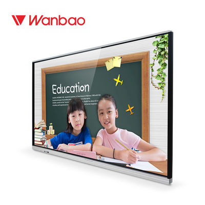 65" pantalla LED interactiva de la publicidad del tacto de Whiteboard de la educación interior grande