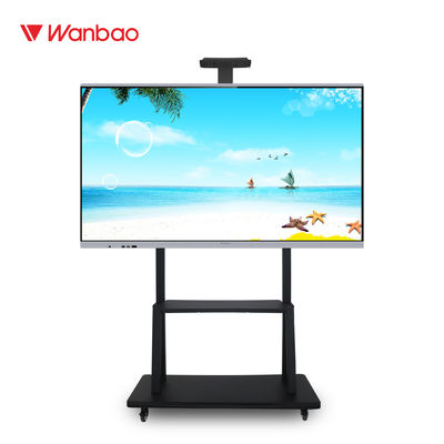 Pantalla plana interactiva inteligente toda del LED en una pantalla táctil de la PC con el soporte