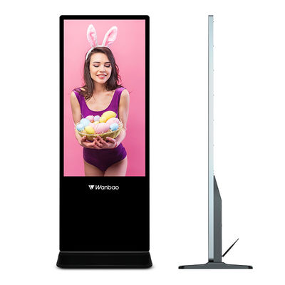 Señalización publicitaria interior de 43 de la pulgada de Windows del tótem de Media Player Digitaces del equipo